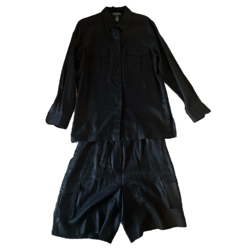 Lauren Ralph Lauren Black Women's Shorts Set